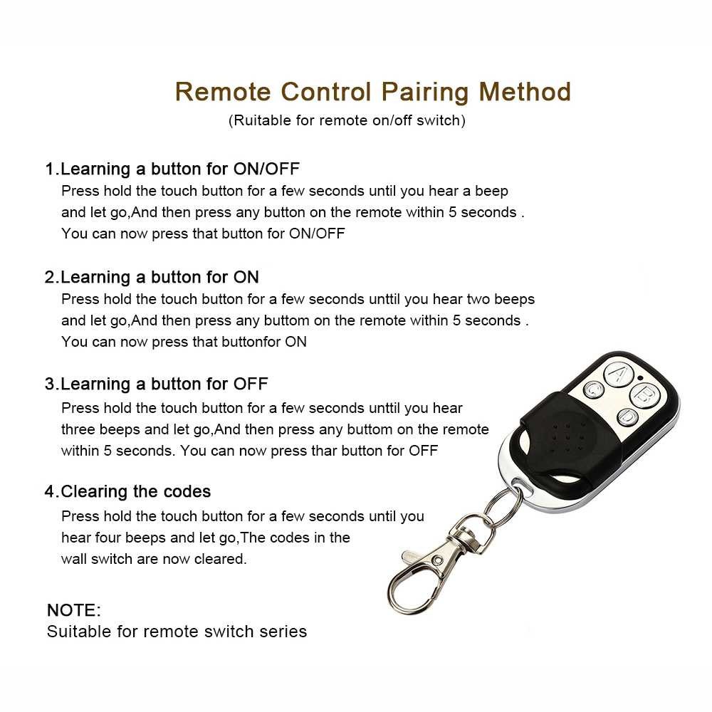 Hot Promo ! Saklar Lampu Luxury Touch LED with Remote Switch - XJG-DH001