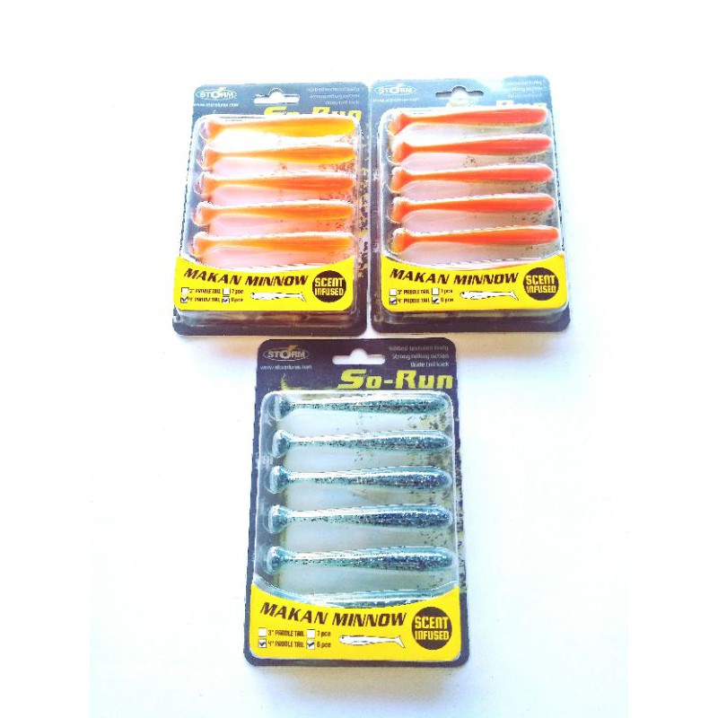 STORM SO RUN MAKAN MINNOW SOFT LURE