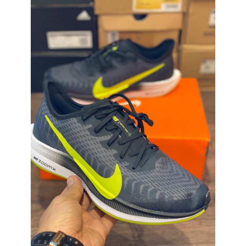 NIKE ZOOM PEGASUS TURBO 2 "BLACK GREEN" (K)
