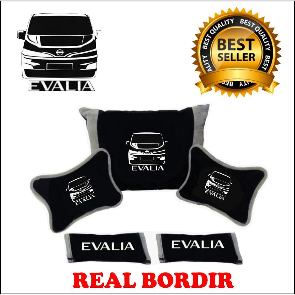 Bantal Mobil EVALIA Headrest Mobil aksesoris mobil Kode 5897