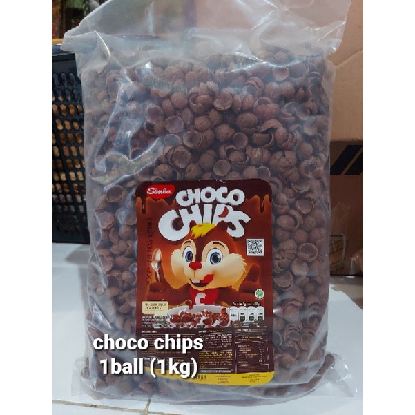 

(1kg) Choco Chips / sereal / coklat / cemilan / jajan