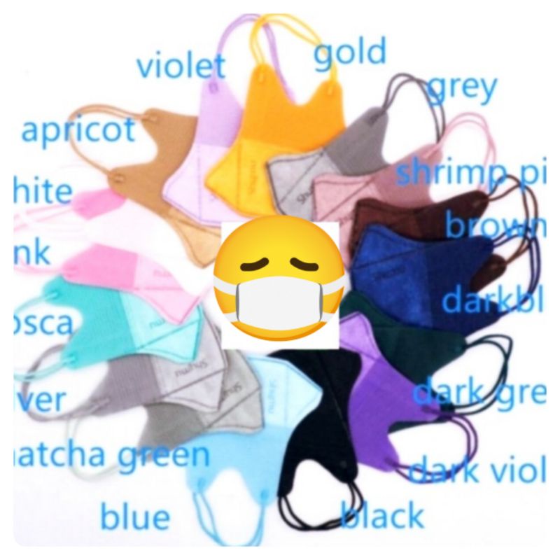MASKER DUCkBILL SHUMU variasi Warna
