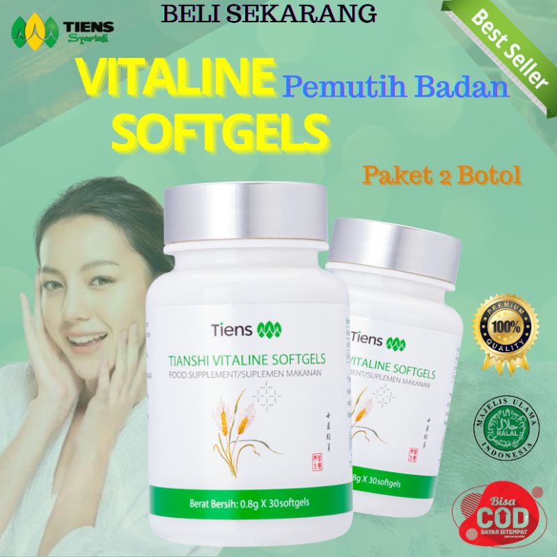 Pemutih Badan Vitagel solusi memuhtihkan kulit