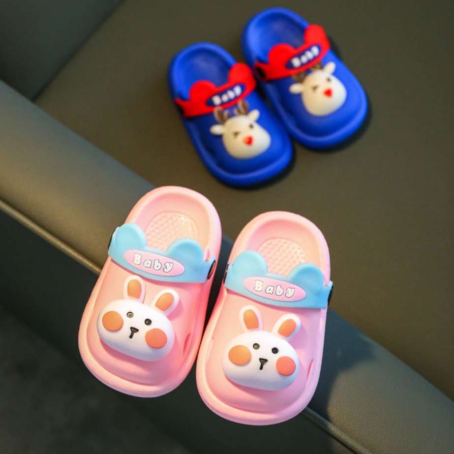 Sandal eva import anak motif Rusa / Dino / Kelinci