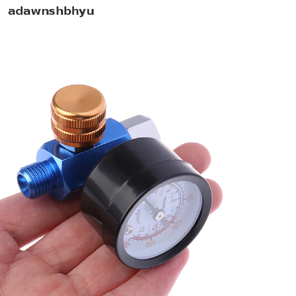 Adawnshbhyu 1/4NPT HVLP spary regulator air pressure gauge regulator Untuk spray gun