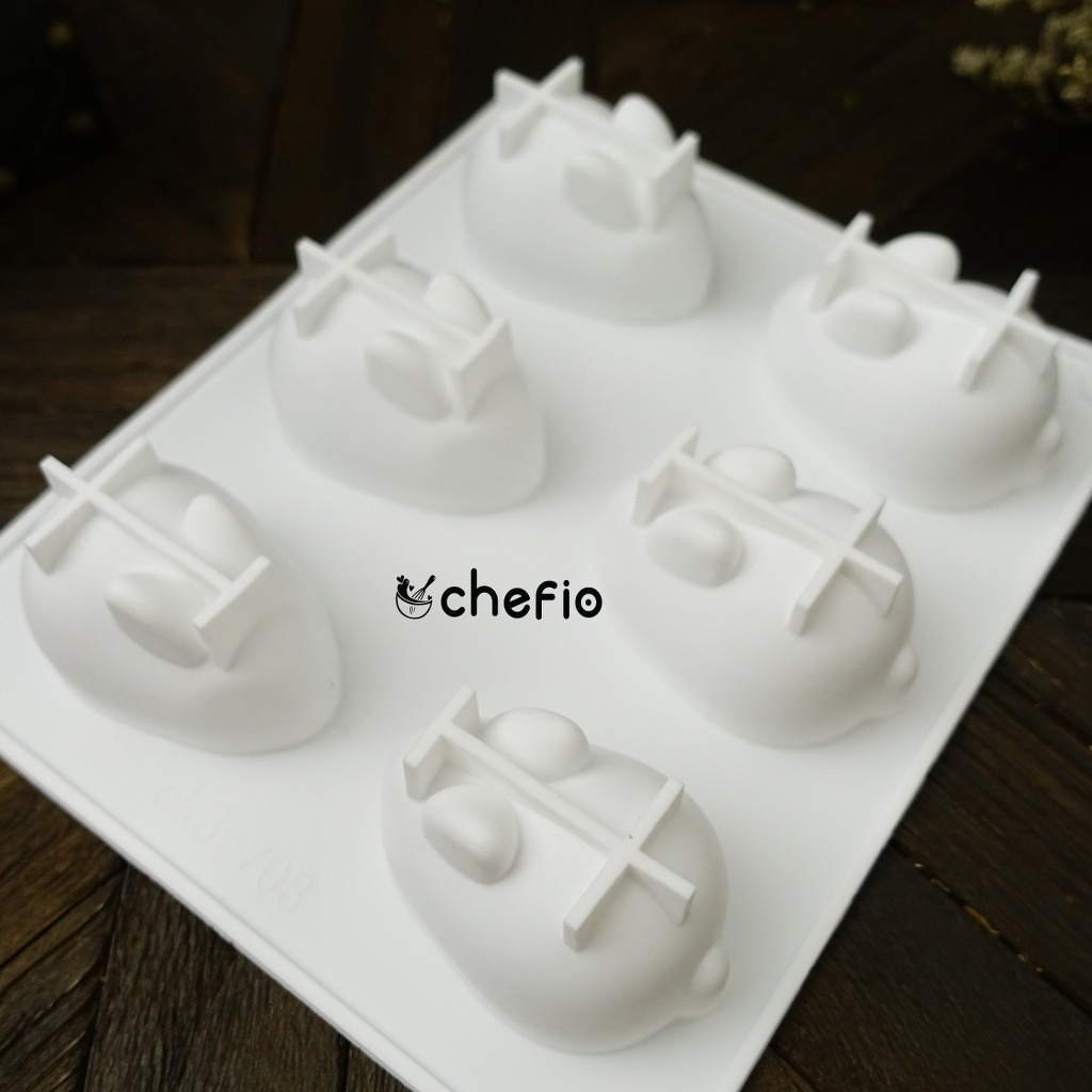 Chefio Cetakan Silikon Mini Rabbit / Cetakan Entremet Pinata Puding