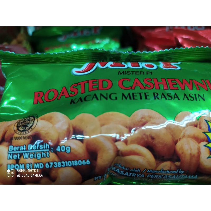 

MR.P Kacang Mete Rasa Asin 40 gram