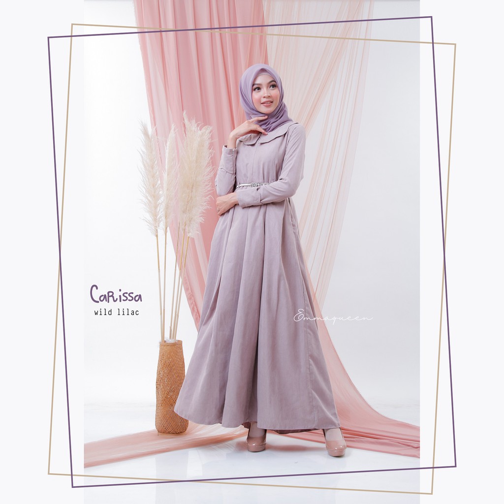 EmmaQueen - Dress Muslim Carissa by EmmaQueen-Wild Lilac
