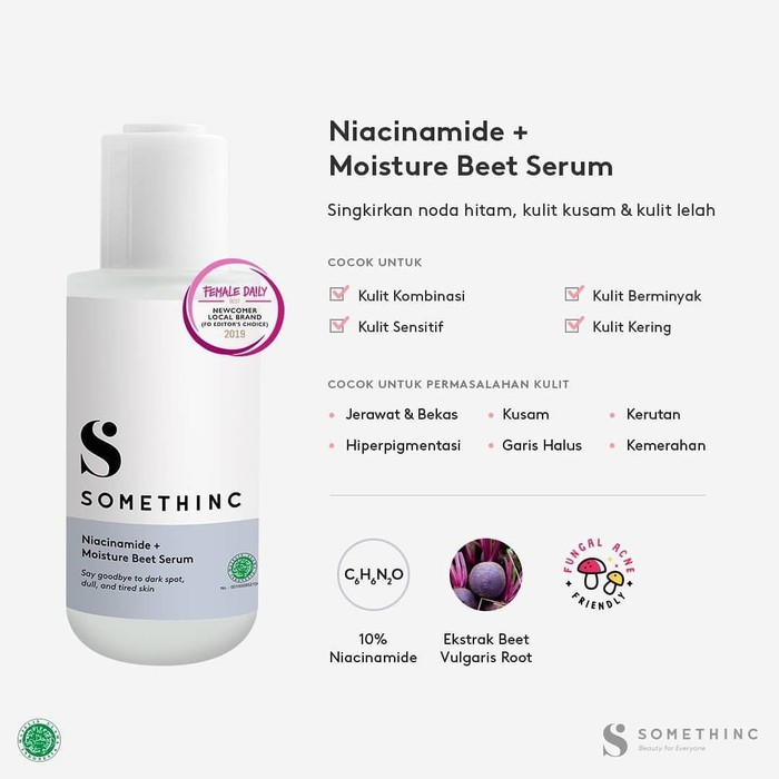 ★ BB ★ SOMETHINC Niacinamide + Moisture Beet Serum [ PUTIH ]