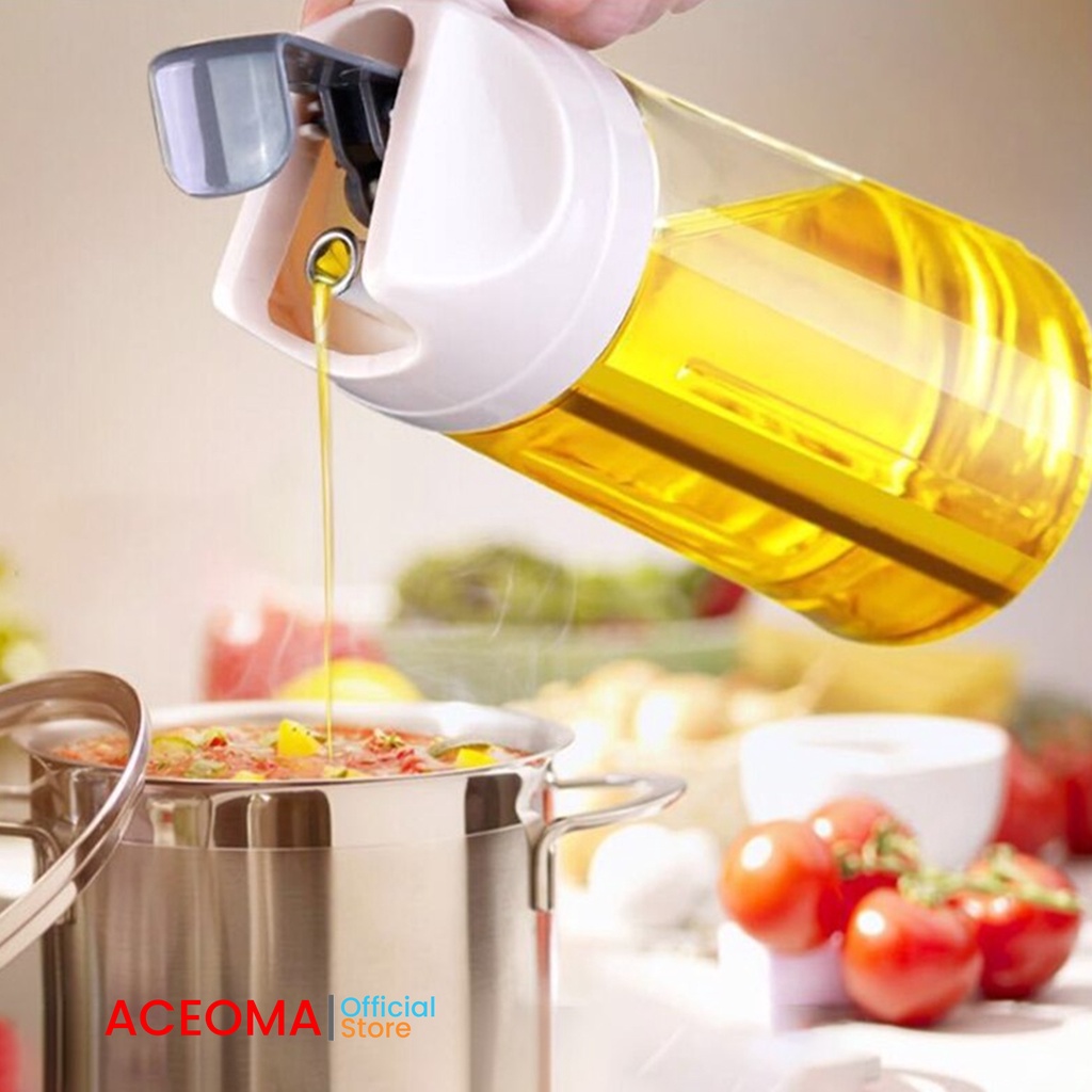 

Botol Minyak Goreng Kaca Tempat Minyak Goreng Seasoning Glass Jar 600ml Serbaguna