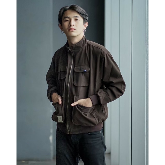 ORIGINAL WOLV Jaket Maverick Coklat Jaket Parka Wolv