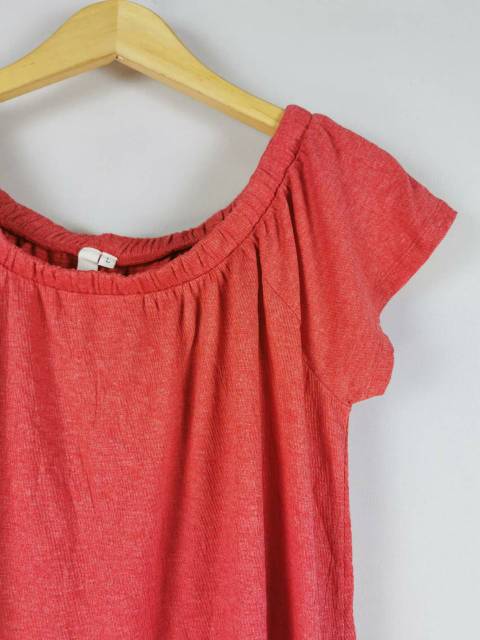 S oliver grey &amp; orange cotton sabrina blouse