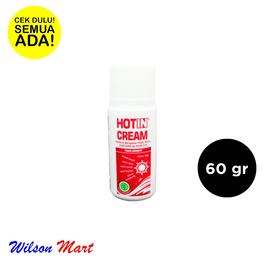 HOT IN CREAM 60 GRAM BOTOL
