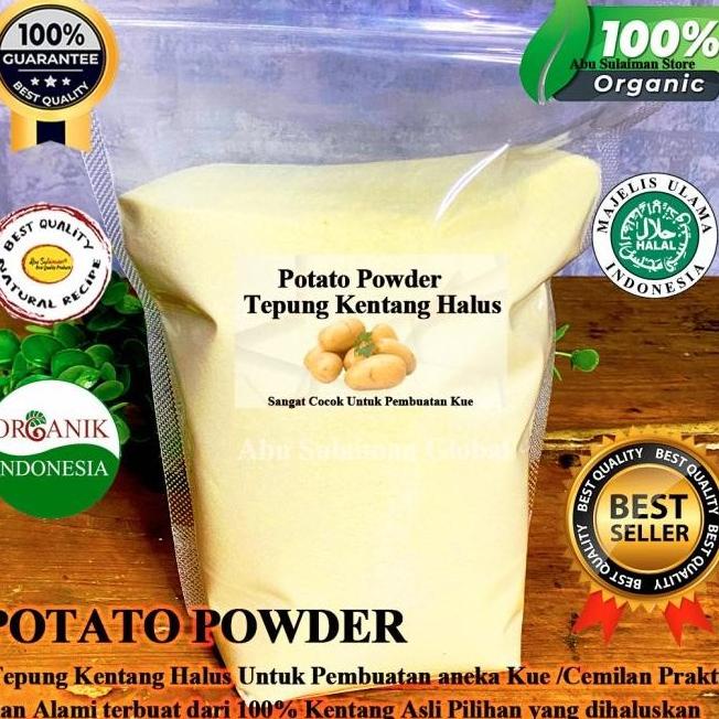 

BARU TEPUNG KENTANG 1 KG POTATO FLAKES HALUS 1 KG MASHED LONG POTATO