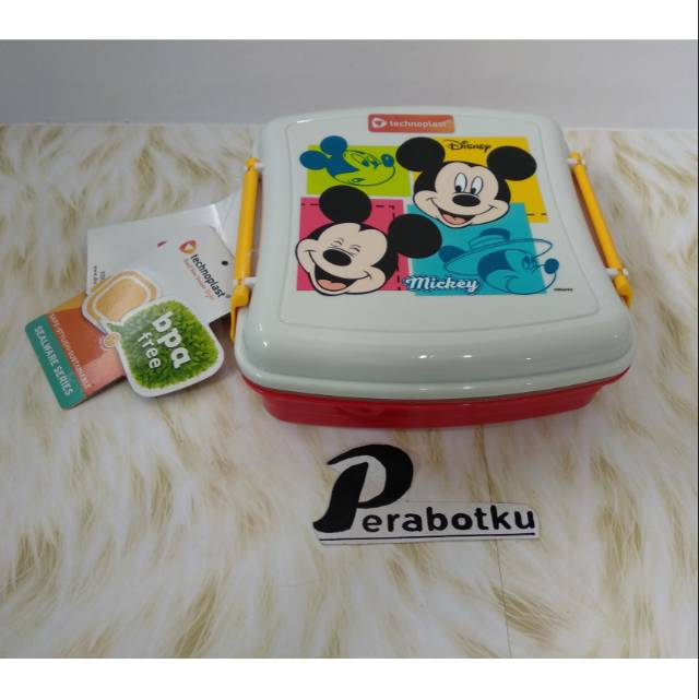 Technoplast Sealware Kotak Tempat Makan Karakter  Disney 