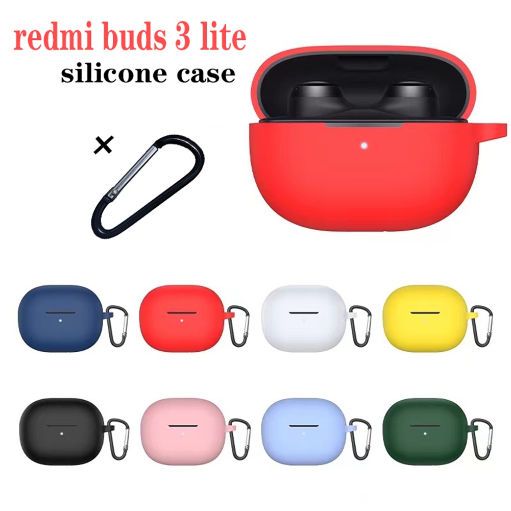 Case Pelindung Earphone Bahan Silikon Untuk Xiaomi Redmi Buds 3 Lite Versi Youth