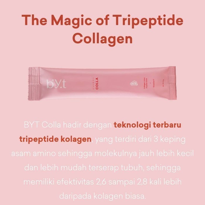 Byt Colla (1 Sachet) Ecer Eceran Sachet Satuan / Collagen Drink by Byoote Group /  Minuman Kolagen Vitamin Kulit Cantik Cerah Glowing dan Sehat / Original 100%