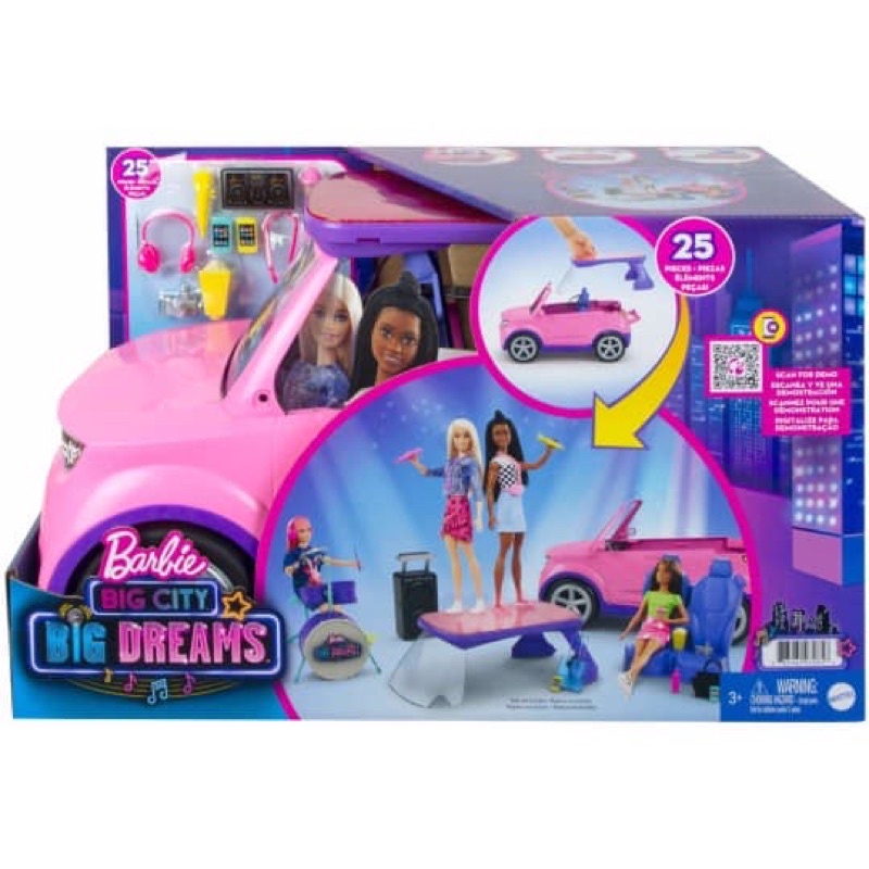 Barbie Big City Big Dreams Barbie Car Mobil Barbie