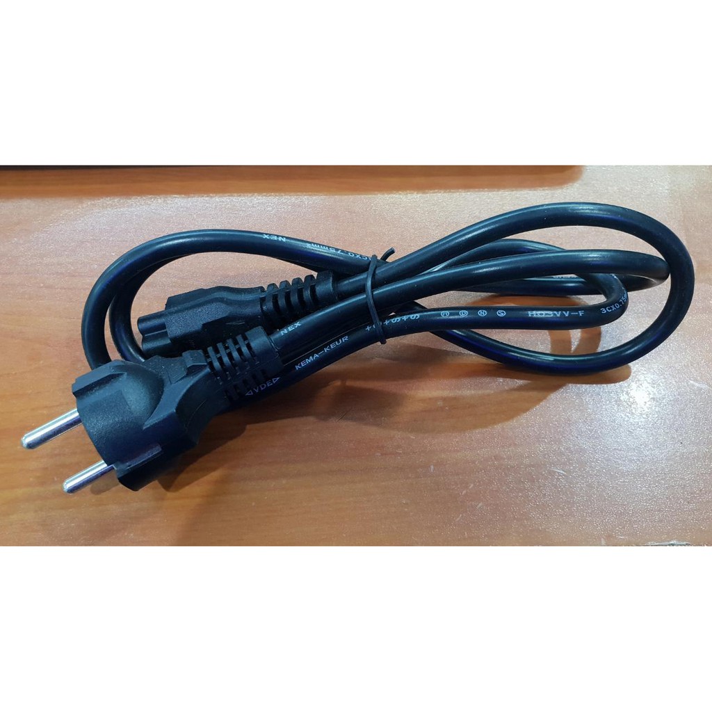 Kabel Power Adaptor untuk Laptop dan Notebook Lobang 3 tebal Kualitas Bagus
