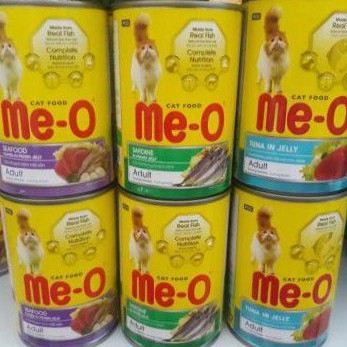 makanan basah kucing Meo kaleng 400g{12 kaleng}