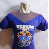 Kaos Kombinasi Provost Biru leher V | Kaos provos pundak tulisan leher V | Kaos Provost dewasa