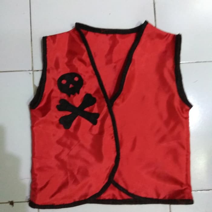 vest/ rompi bajak laut ukuran anak / PIRATE VEST anak