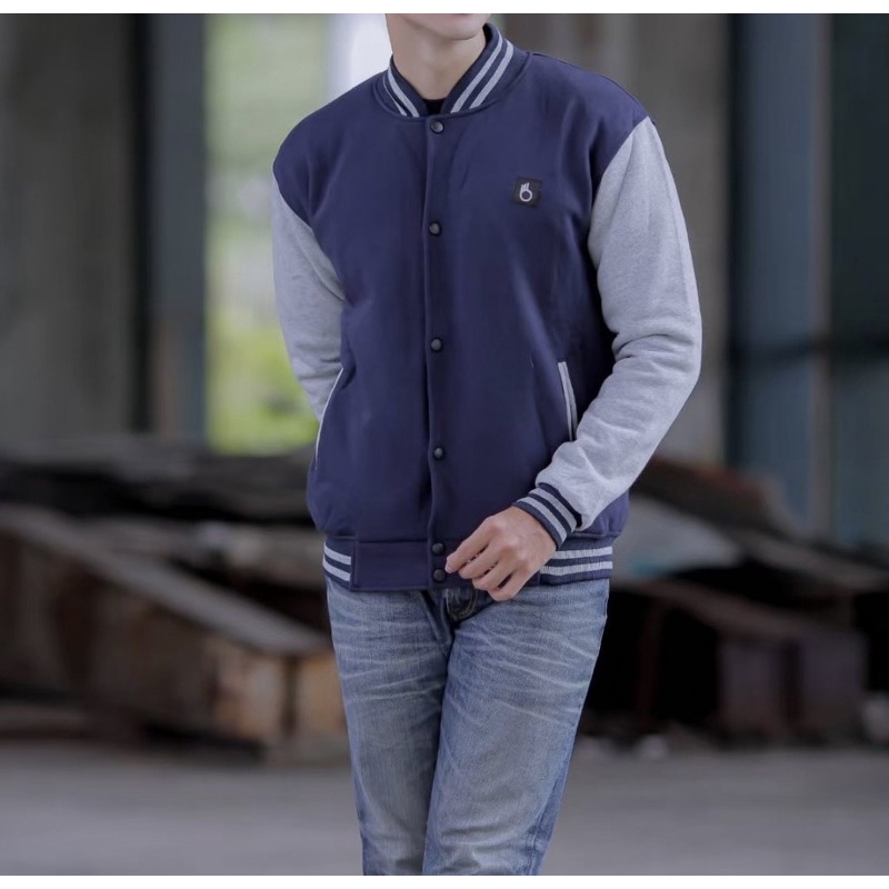 Jaket Baseball Vintage Pria Wanita Jaket Varisty Jaket Besball Bisbol Cowok Cewek Original Tangan Ka
