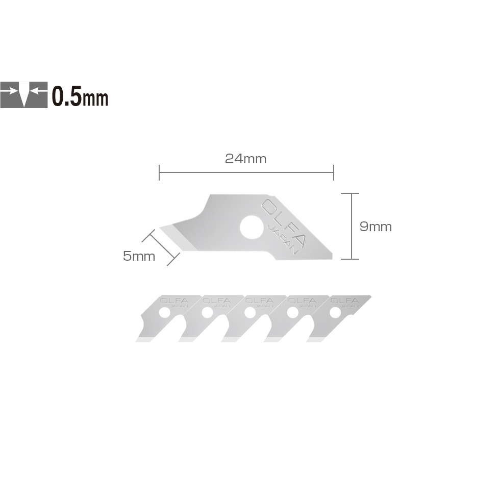 

Olfa-Spare blade for Compass Cutter COB-1