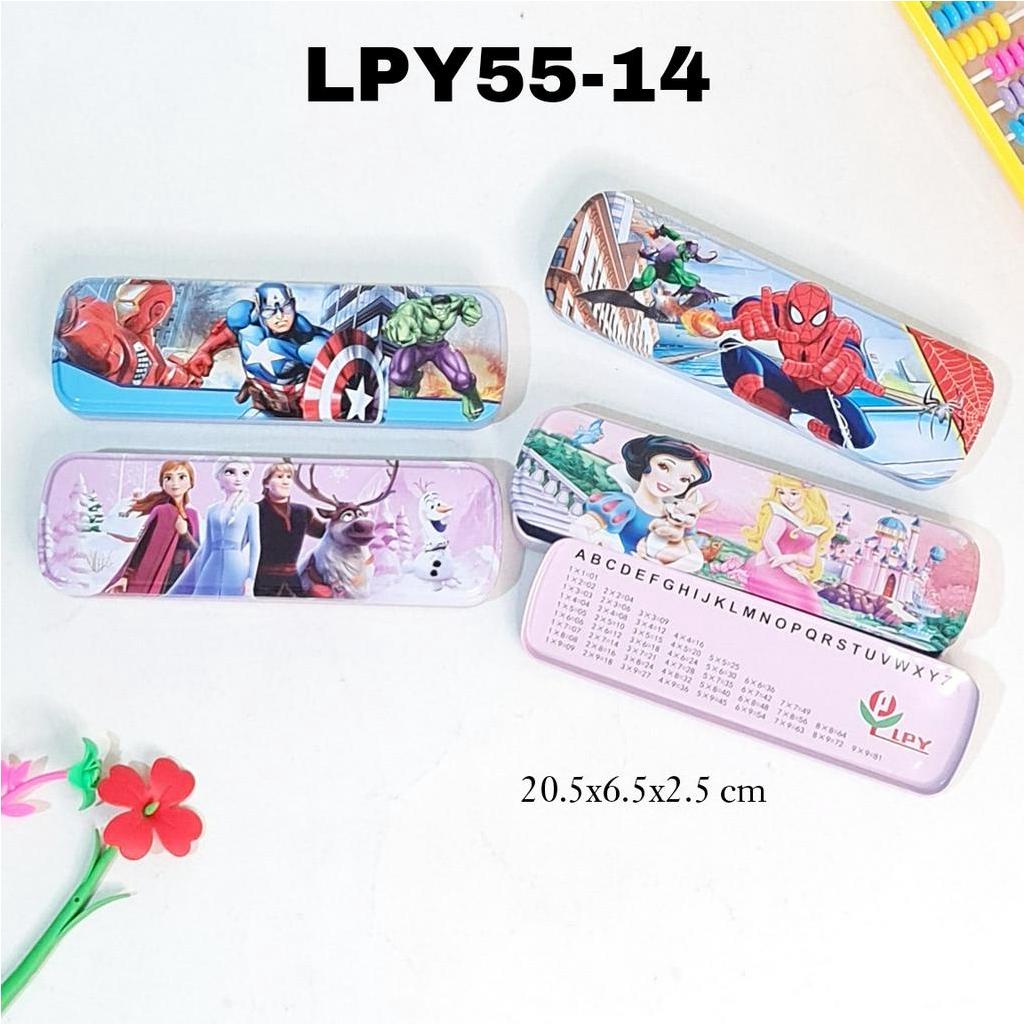 

SOS Kotak Pensil Kaleng Biasa 2 Susun 6.5x20 / Tempat Pensil / Pensil Case/Tepak