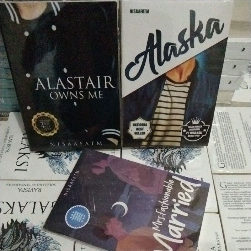 paket 3 novel wattpad Mrs fashionable marriend,Alaska,Alastair owns me_nisaafatm