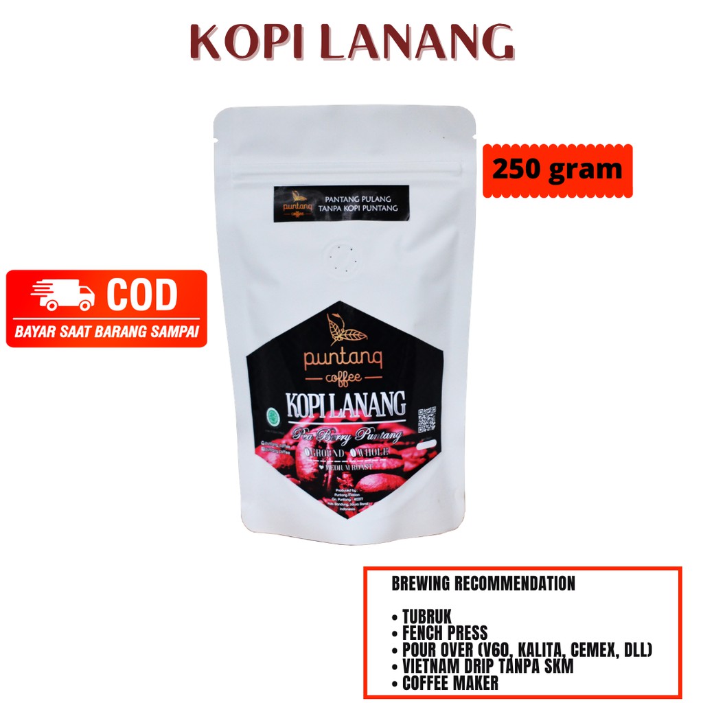 

Kopi Arabika Lanang 250 Gram