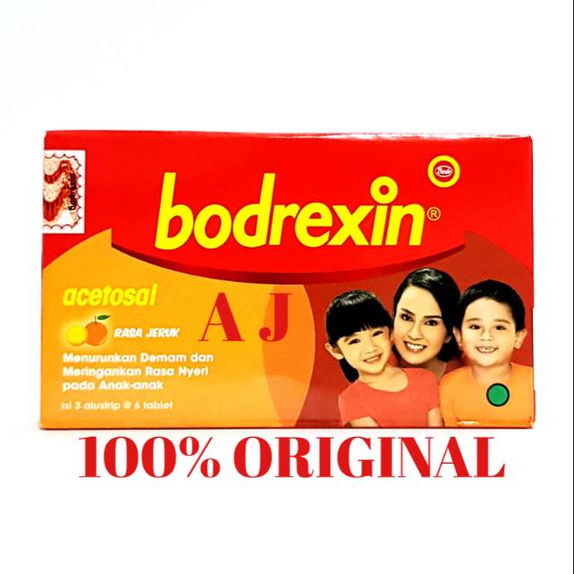 Bodrexin Acetasol Rasa Jeruk - Obat Penurun Demam