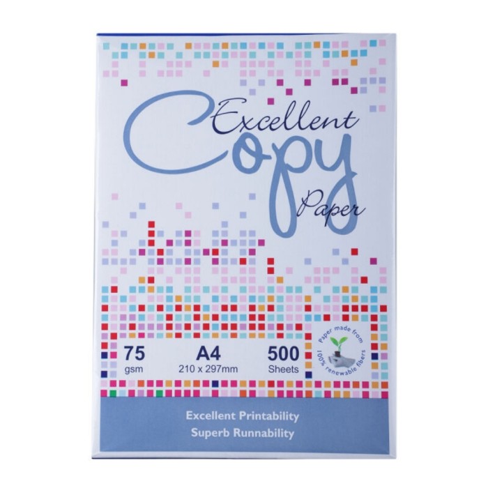 Kertas HVS A4 75 gram/ Copy Paper A4 75 Gram Excellent