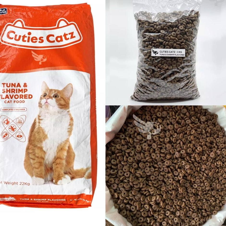 Jual Update Cuties Catz Makanan Kucing Tuna Shimp Repack Kg Cat Food Kg Shopee Indonesia