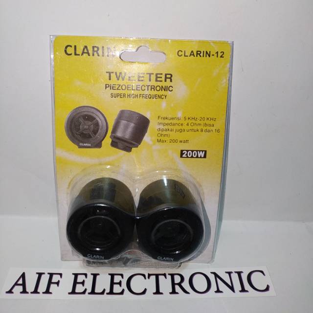 Tweeter Twitter Audio Mobil CLARIN -12