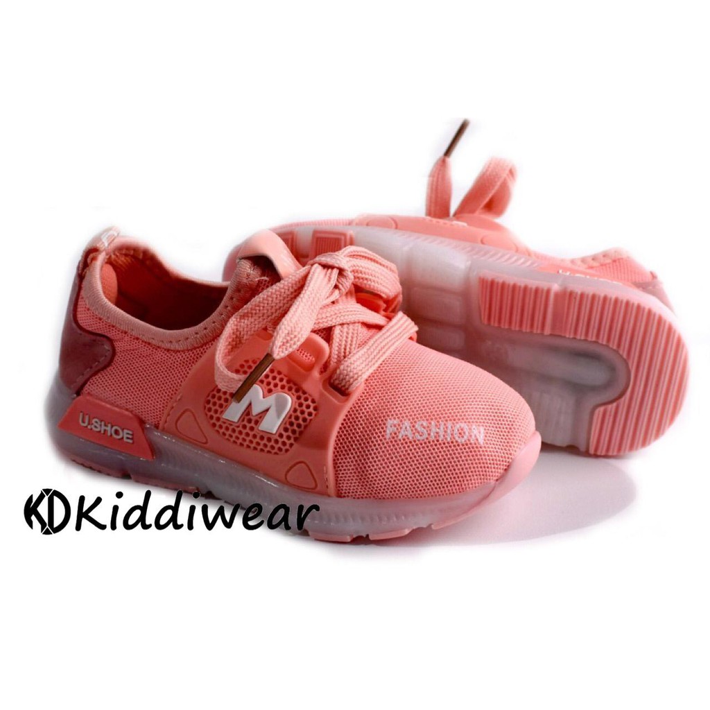 (Kiddiwear) Sepatu anak Led MBK29