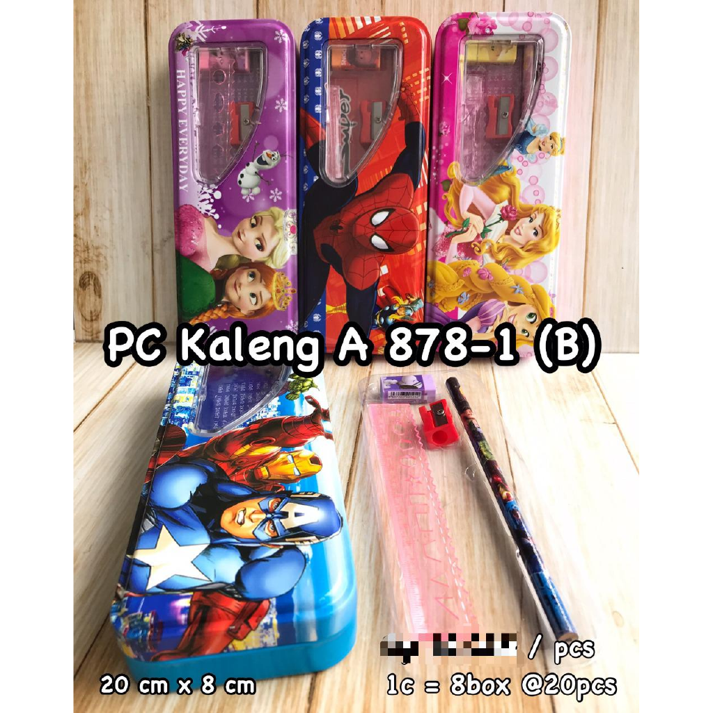 

Set Alat Tulis Tempat Pensil Kaleng BESAR Perlengkapan Sekolah