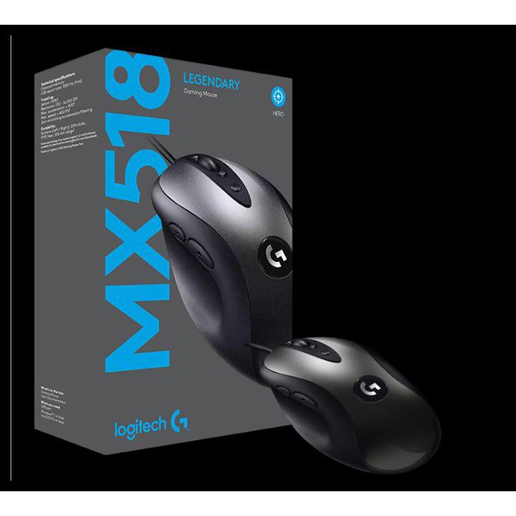 Logitech G Mx518 Legendary Gaming Mouse 2018 / New G400S