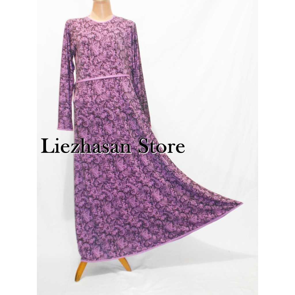 GAMIS JERSEY MOTIF BATIK PINK