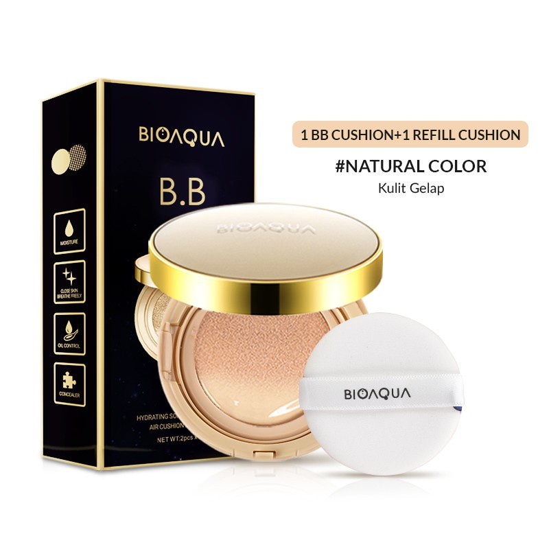 BIOAQUA BB Cream Hydrating Soft And Flawless Air Cushion fondation ok