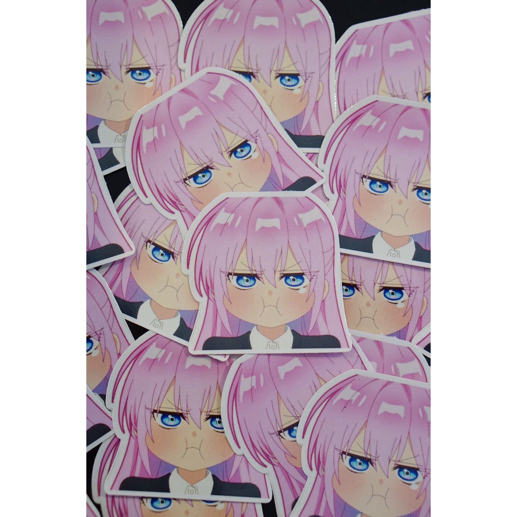 SHIKIMORI SAN IS NOT JUST A CUTIE POUTING PEEKER ANIME STICKER | STIKER MOBIL MOTOR
