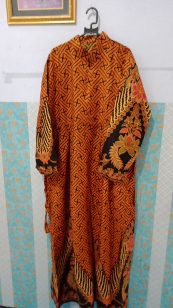 Gamis Batik Manggar,sekar,cantik, Kubis,kupu,padi,daun/cod