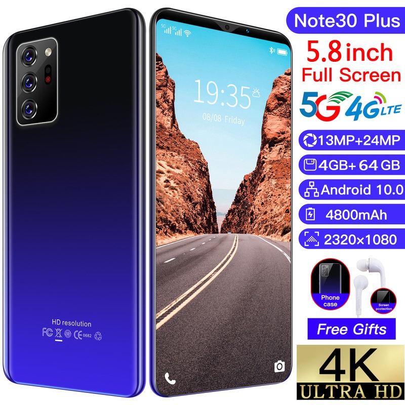 [bisa cod] 【handphone promo】note30 plus hp murah 500 ribuan 100% baru ori 6.1inci/5.5inch RAM 6G + 1