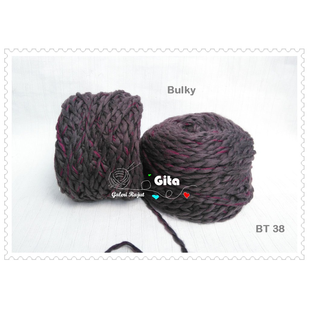 Benang Rajut Bulky Twist / Bulky Yarn / Crochet Knitting Yarn