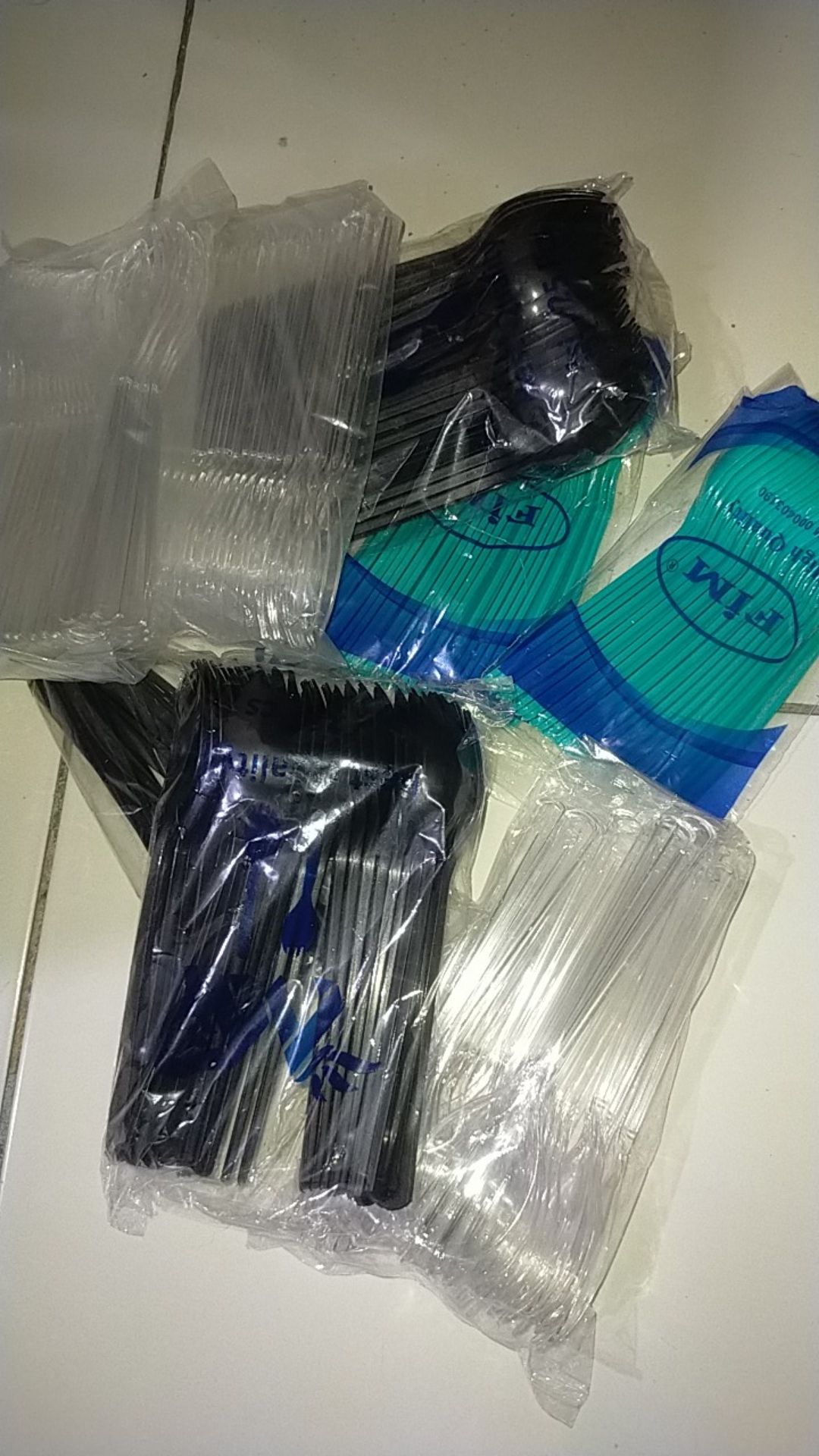 (isi 25pcs) Sendok Garpu 2in1 Hitam/sendok Makan Garpu Makan/sendok Plastik