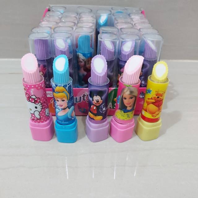 

Penghapus putar motif lipstik