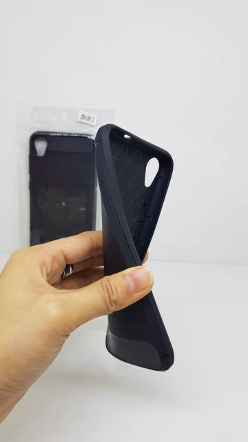 Slim Fit Carbon Zenfone Live L1 Asus ZA550KL 5.5&quot; Fiber Soft Case Zenfone Live L2 ANTI MELAR