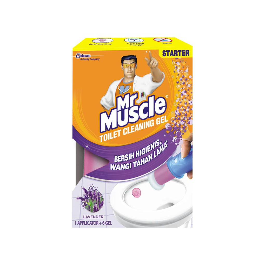 Mr. Muscle Toilet Cleaning Gel Starter Aplikator Set Mr Muscle