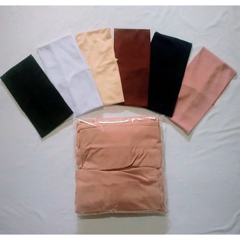 Ciput bandana bondu polos//ciput bandana korean