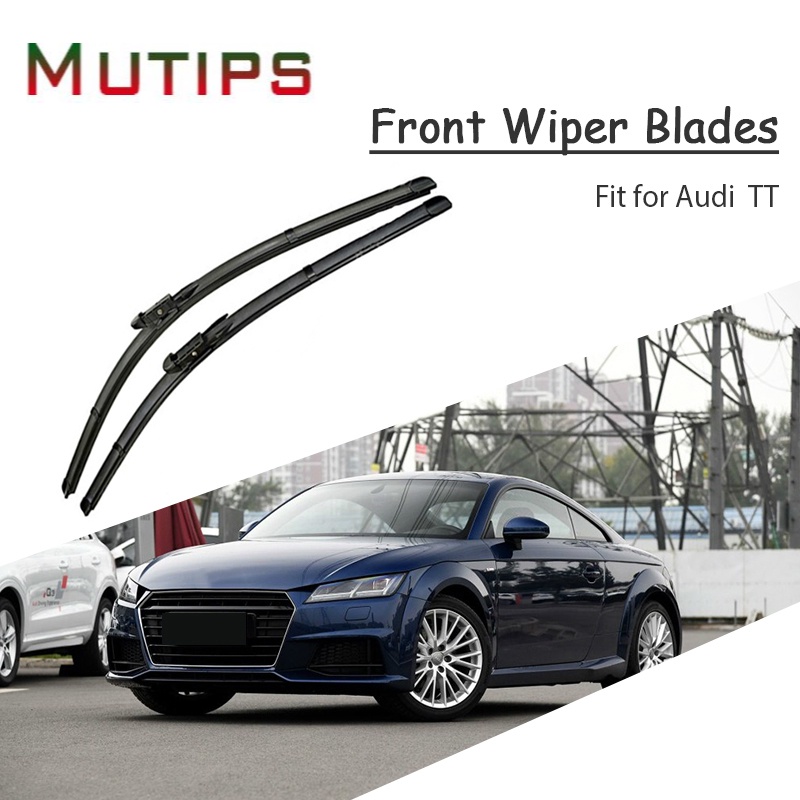 1 Set Karet Wiper Depan Mobil Untuk Audi TT MK1 MK2 MK3 TT 2017 2016 1998-2015